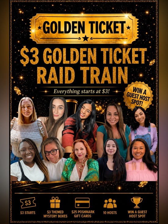 Accessories - 🚂🎟️ $3 Golden Ticket Raid Train 🎟️ 🚂 August 25th